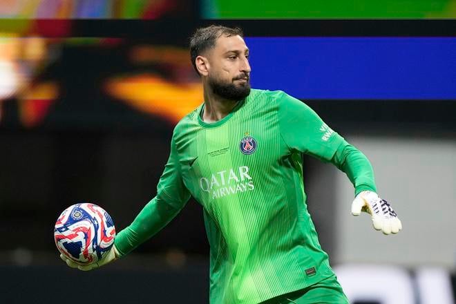 Na archívnej snímke Gianluigi Donnarumma.
