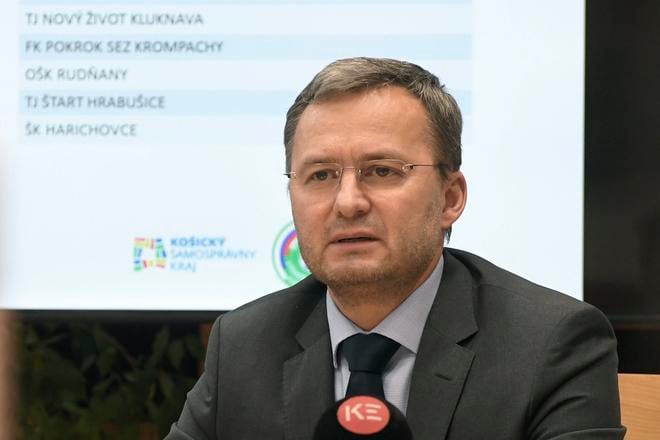 Prvý viceprezident Slovenského futbalového zväzu Richard Havrilla. 