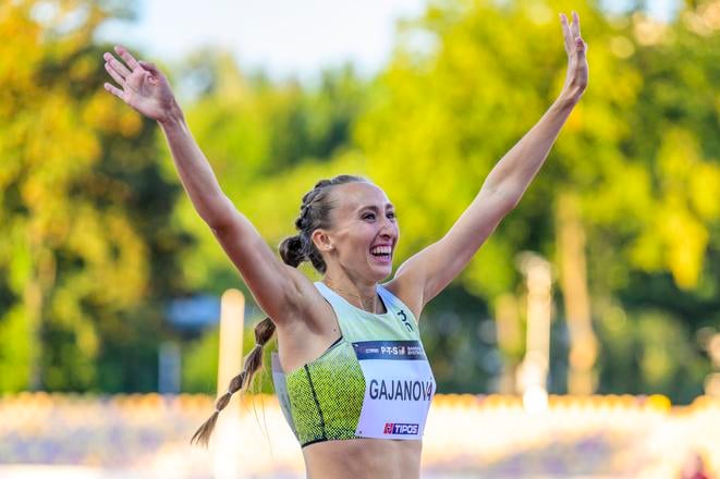 Slovenská reprezentantka v behu na 800 metrov Gabriela Gajanová.