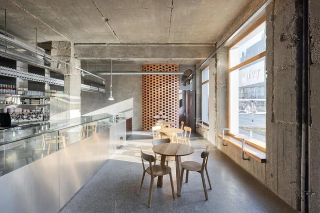 Buny Bakery & Breakfast, Studio: Hubinský Ateliér. Architecture: Juraj Hubinský, Kornélia Lincéniová. Others: Magdaléna Scheryová (graphic design)