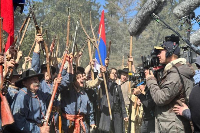 In Slovakia, the film studio is outside the walls