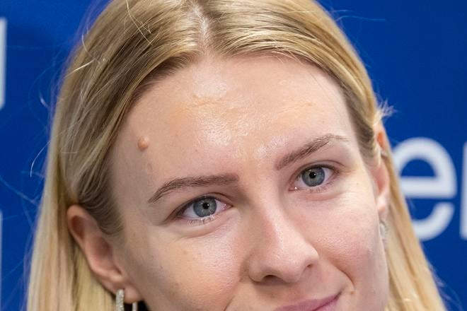 Šprintérka Viktória Forster počas zrazu pred MS.