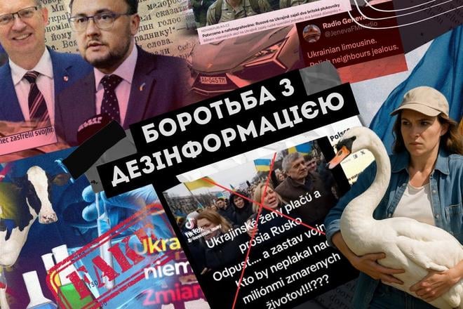 Аналітичний звіт проєкту "Боротьба з дезінформацією щодо українських біженців у країнах Вишеградського партнерства"