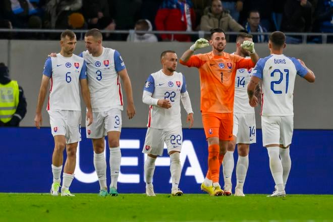 Futbalisti Slovenska.