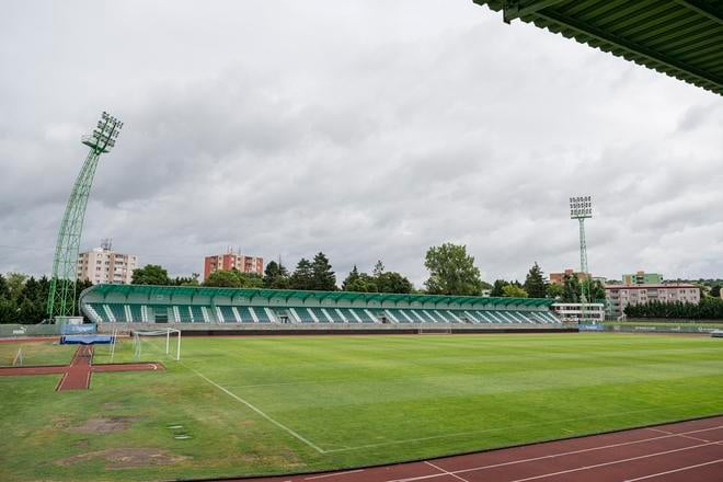 Na snímke futbalový štadión MFK Skalica.