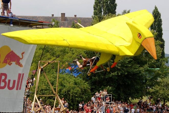 The very first Red Bull Flugtag at Lake Kuchajda in Bratislava took place on June 26, 2005.