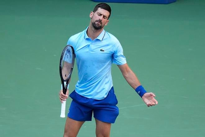 Srbský tenista Novak Djokovič.