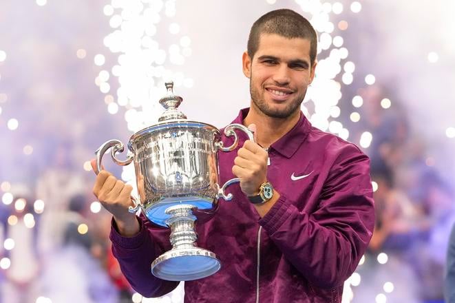 Carlos Alcaraz v nedeľu vyhral US Open už druhýkrát. Premiérovo to dokázal v roku 2022.