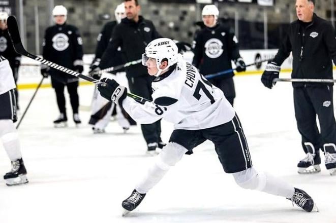 Ján Chovan v kempe Los Angeles.