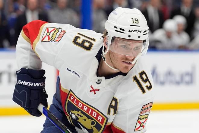 Ľavé krídlo Floridy Panthers Matthew Tkachuk.