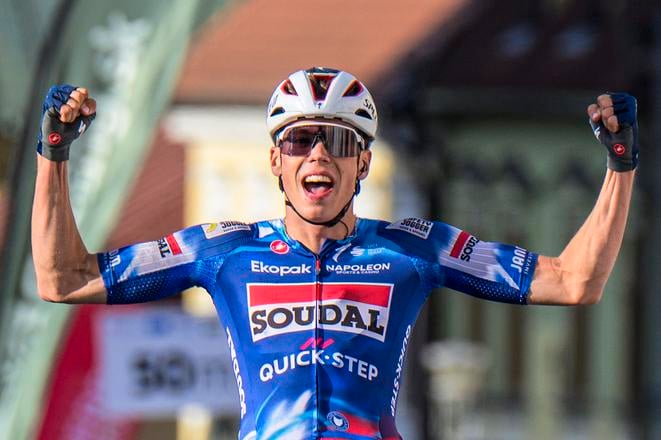 Francúzsky cyklista Paul Magnier z tímu Soudal Quick-Step vyhral aj druhú etapu Okolo Slovenska. Pred Slovákom Kubišom.