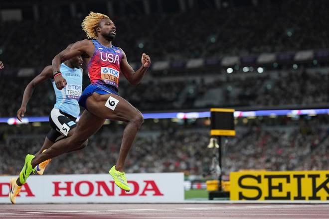 Noah Lyles obh=ajil titul majstra sveta v behu na 200 metrov.