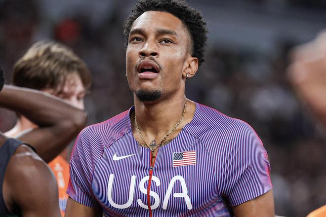 Na snímke americký šprintér Demarius Smith.