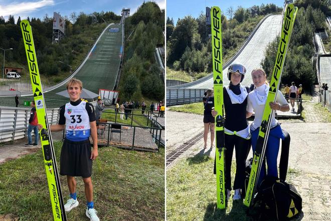 Vľavo Hektor Kapustík, vpravo Tamara Mesíková a Kira Mára Kapustíková - koláž denníka Šport