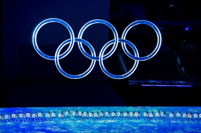 Olympijské kruhy.