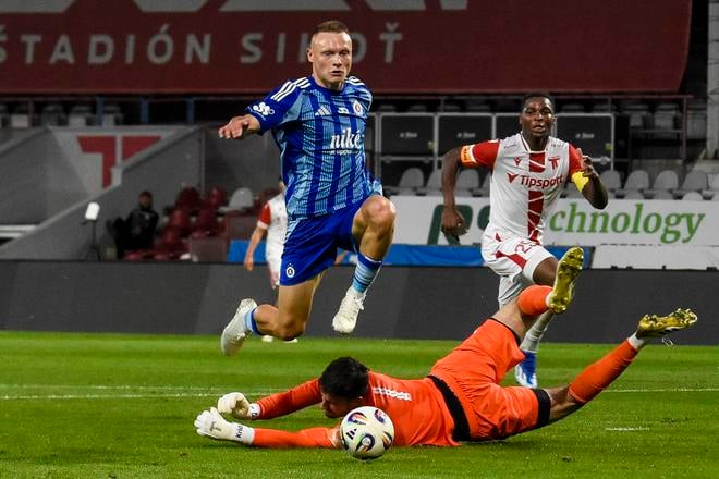 Nino Marcelli prekonal trenčianskeho brankára Andriju Katiča v dvoch prípadoch.