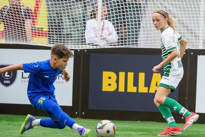 Finále turnaja Futbal v meste 2025 v Bratislave.