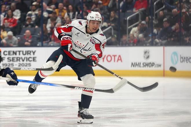 Martin Fehérváry v drese Washingtonu Capitals.