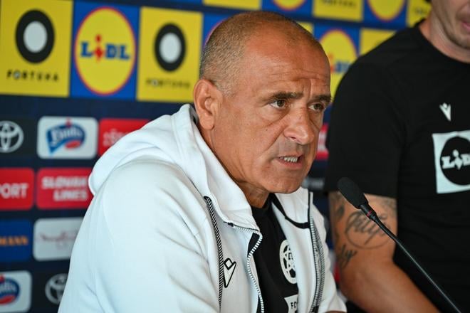 Na snímke tréner slovenskej futbalovej reprezentácie Francesco Calzona.