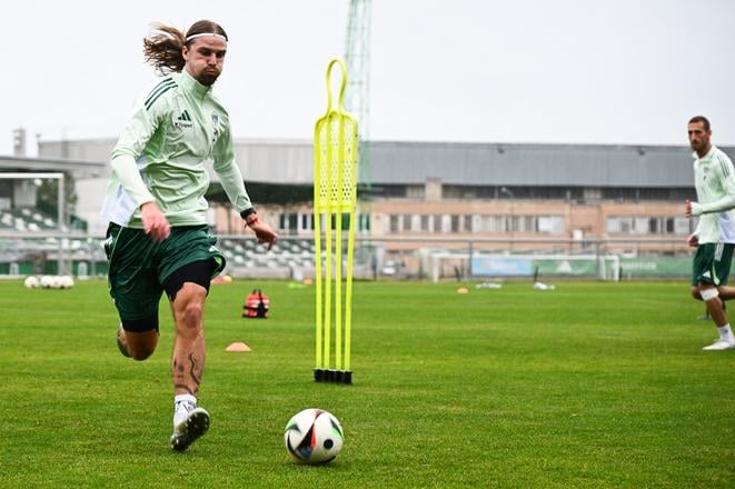 Na snímke futbalista MFK Skalica Mário Hollý počas začiatku letnej prípravy.