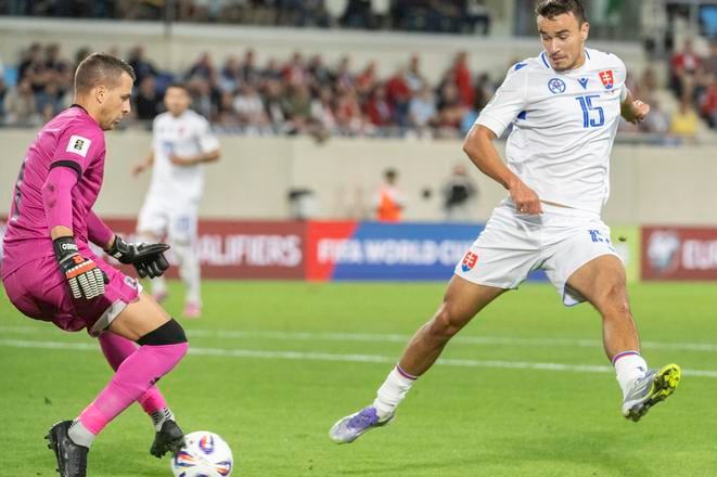 David Strelec (vpravo) je pred zápasmi v Severnom Írsku a doma s Luxemburskom optimista, verí v úspešné pokračovanie dobre rozbehnutej kvalifikácie MS 2026.