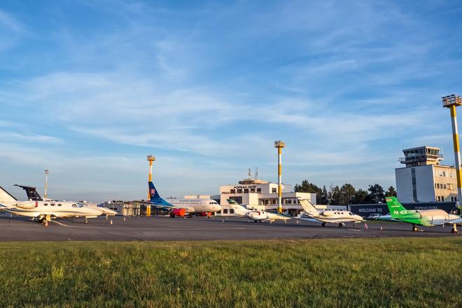 Poprad airport, eastern Slovakia