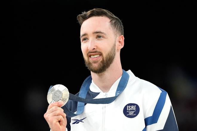 Artem Dolgopyat so striebrom na OH v Paríži 2024.