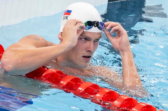 Matej Duša je viacnásobný slovenský rekordér na 50 aj 100 metrov voľný spôsob.