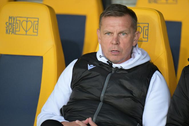 Tréner Slovenska Jaroslav Kentoš počas kvalifikačného zápasu ME 2027 hráčov do 21 rokov proti Moldavsku.