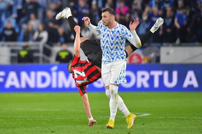 Aleksandar Čavrič je so štyrmi gólmi najlepší strelec Slovana v ostatných dvadsiatich súťažných derby s Trnavou.