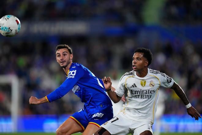 Momentka zo súboja Getafe - Real Madrid. Ilustračné foto.