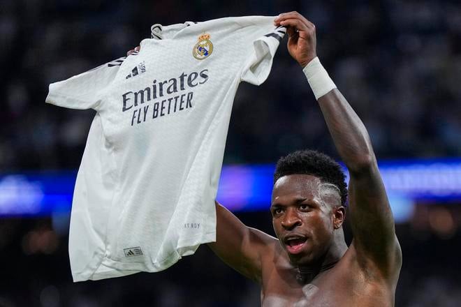 Futbalista Realu Madrid Vinicius Junior.