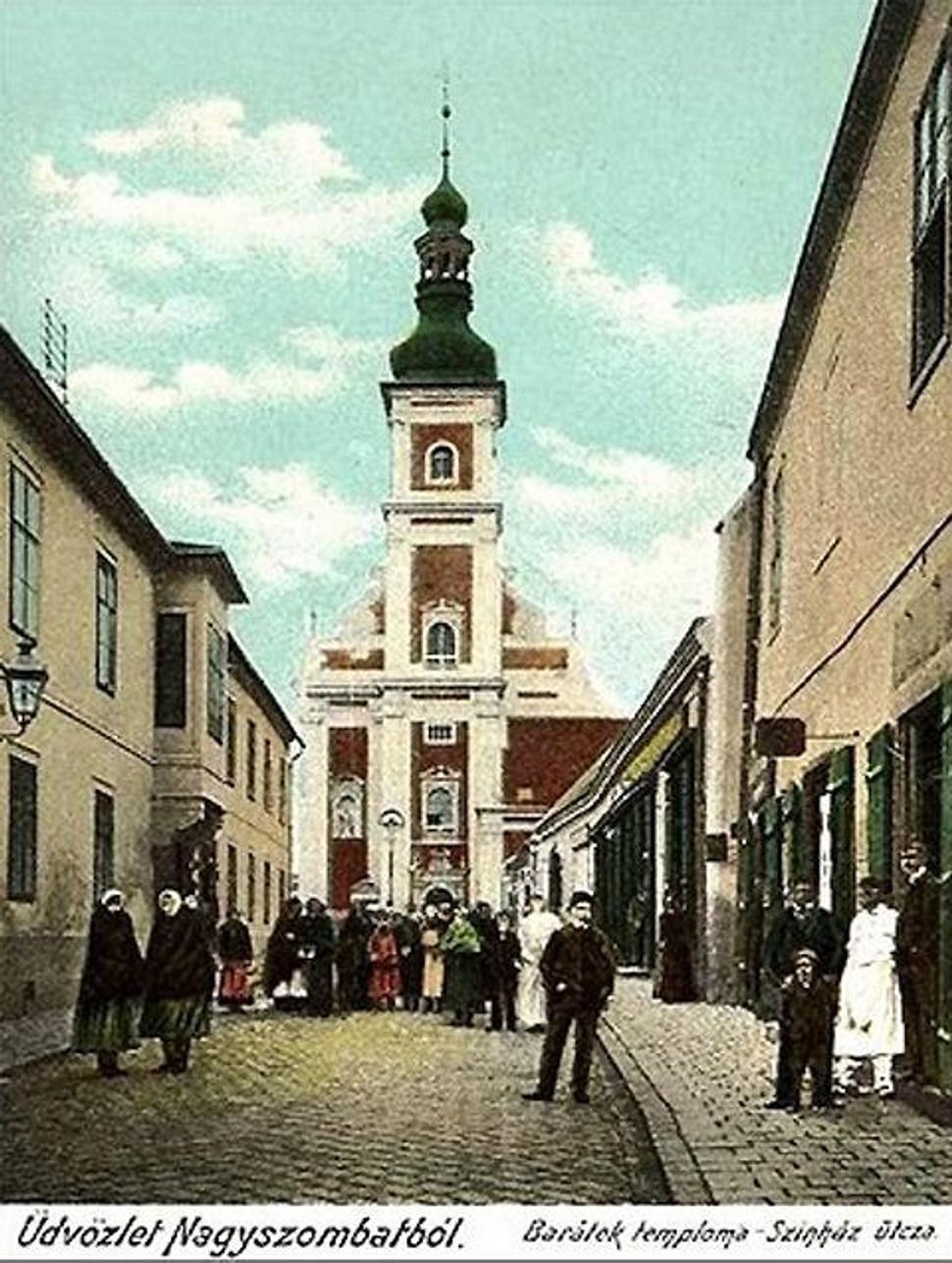 Františkánsky kostol, 1905, pohľadnica