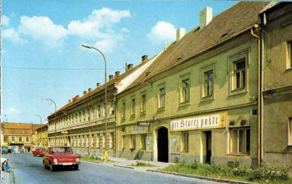 Radlinského ulica v osemdesiatych rokoch
