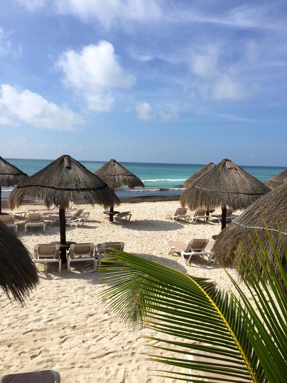 Cancún: neustále nánosy rias
