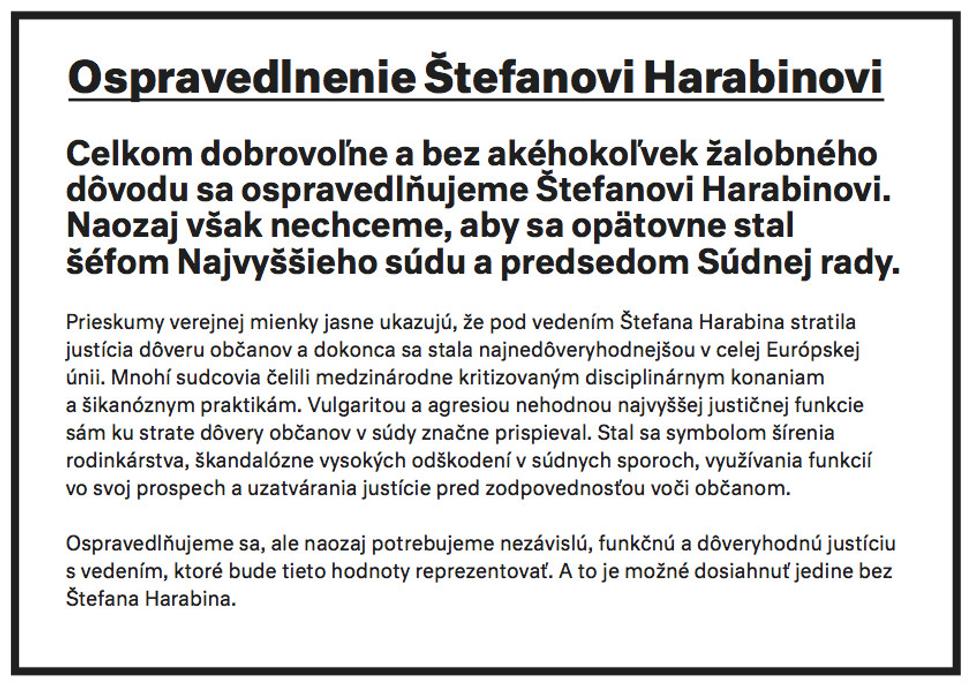 ospravedlnenie