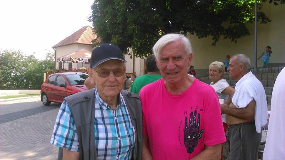 Pišta Guba a Tibor Učnaj (80+)