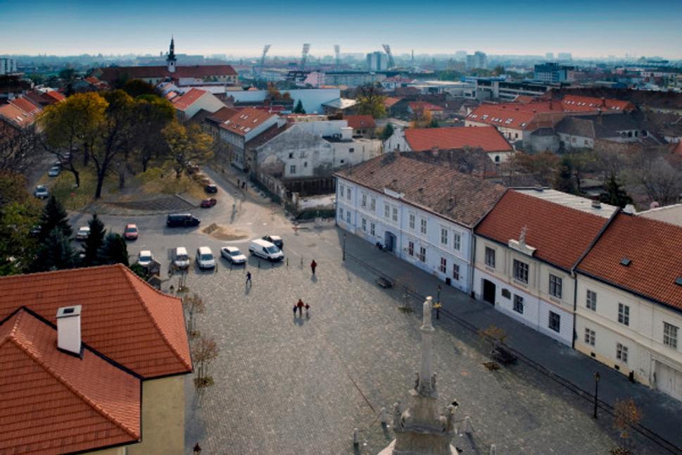 Pohľad z veže kostola