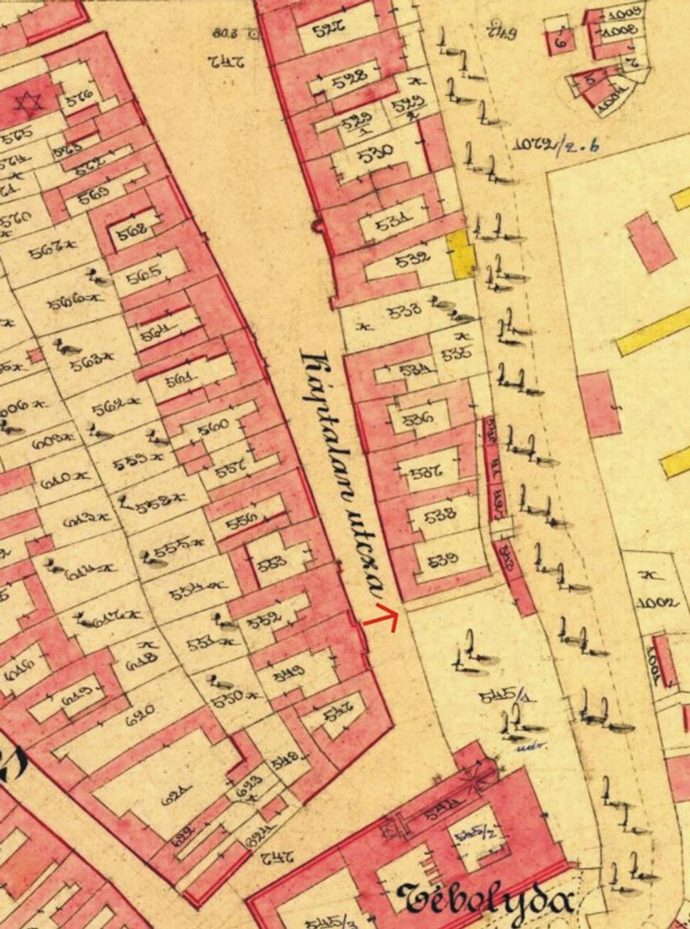 Mapa Kapitulskej ulice