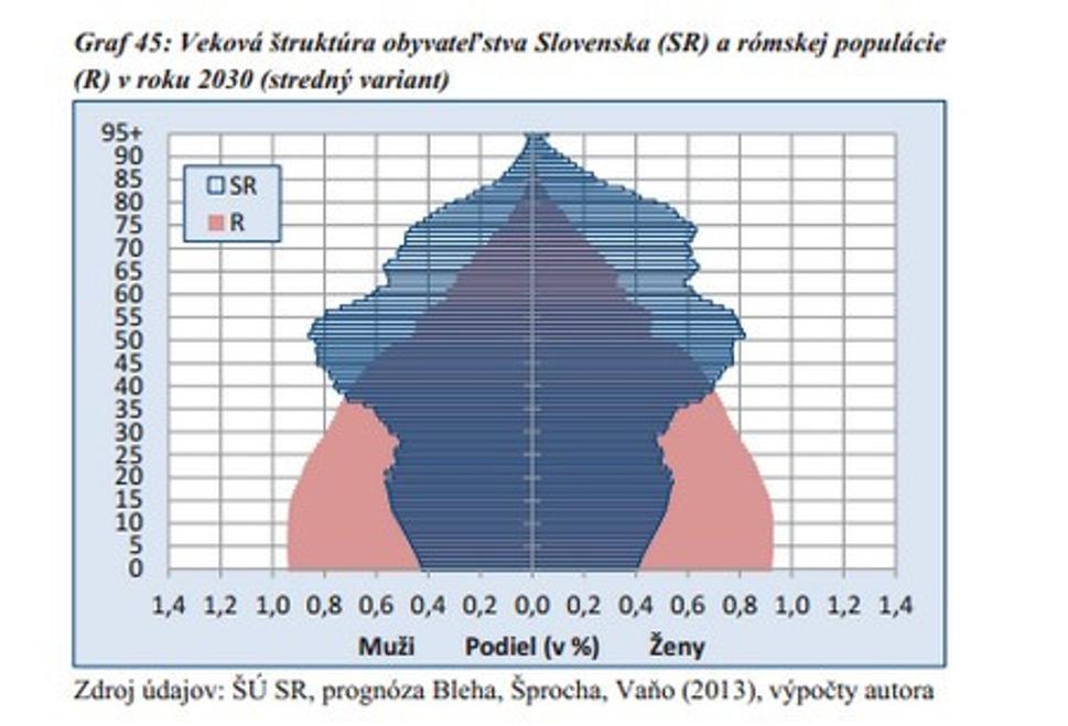 Majoritná a rómska populácia