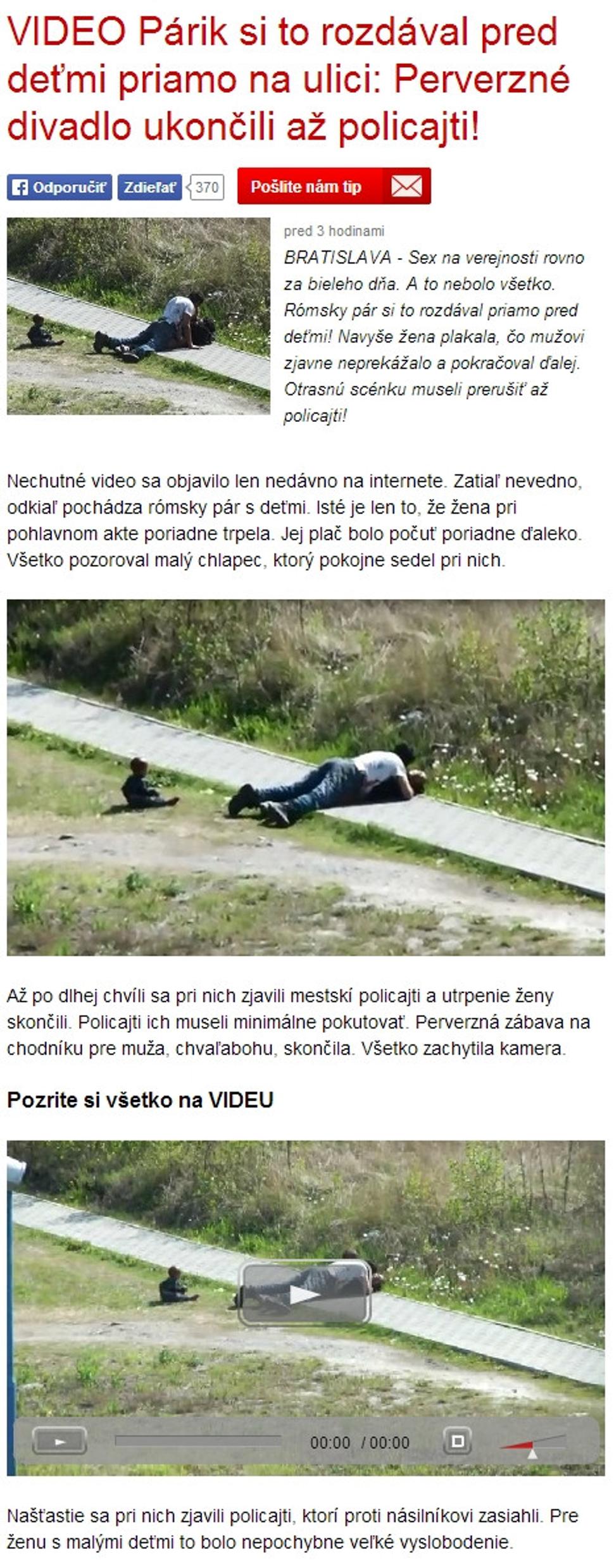 Po pribúdajúcich kritických reakciách redakcia článok najprv upravila, potom stiahla.
