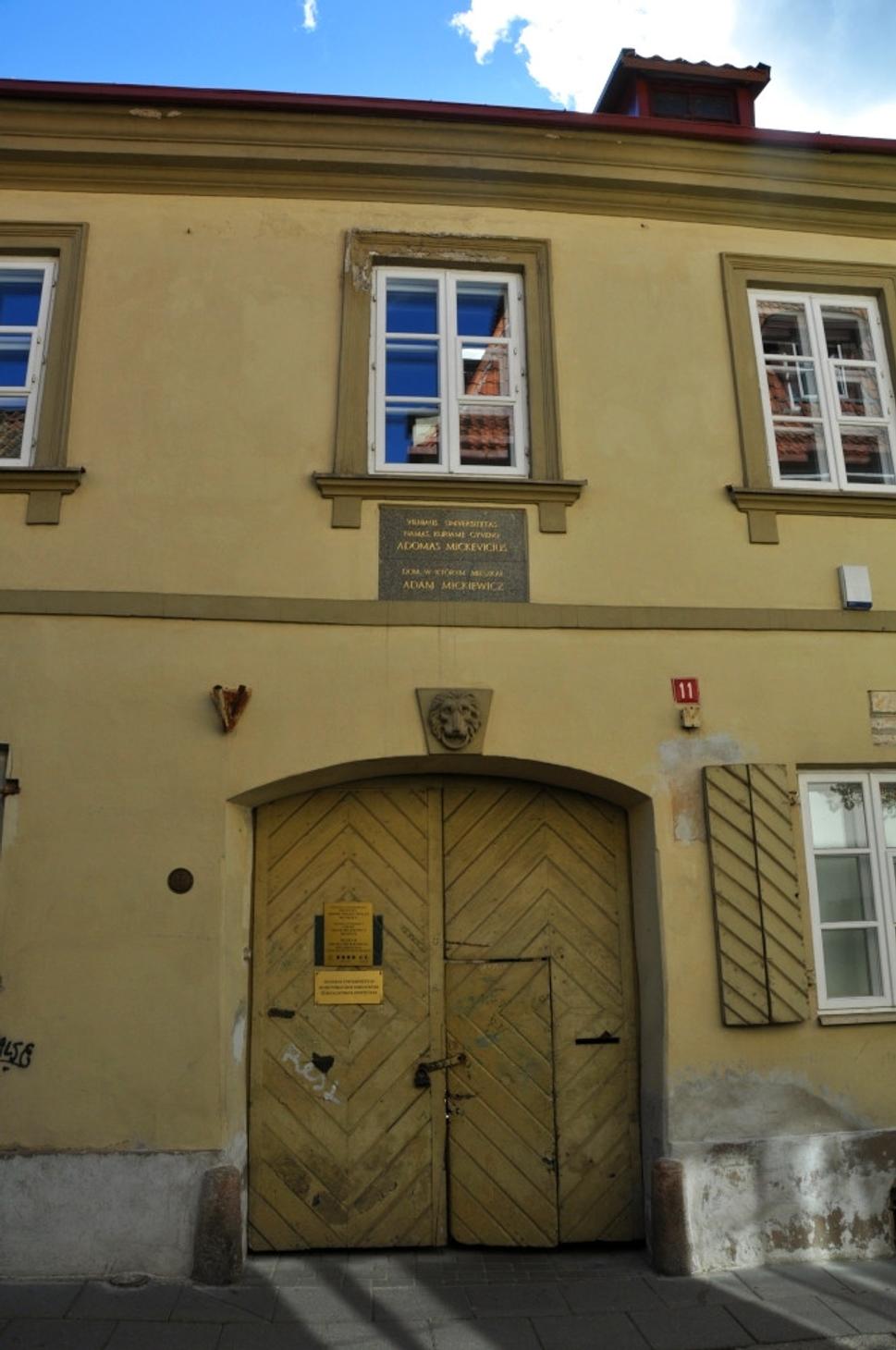 Historický dom v ktorom býval aj Adam Mickiewicz