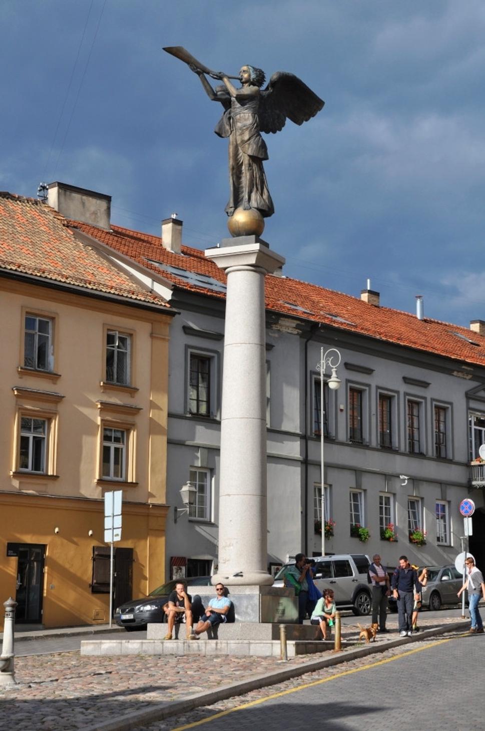 Anjel v centre Užupis