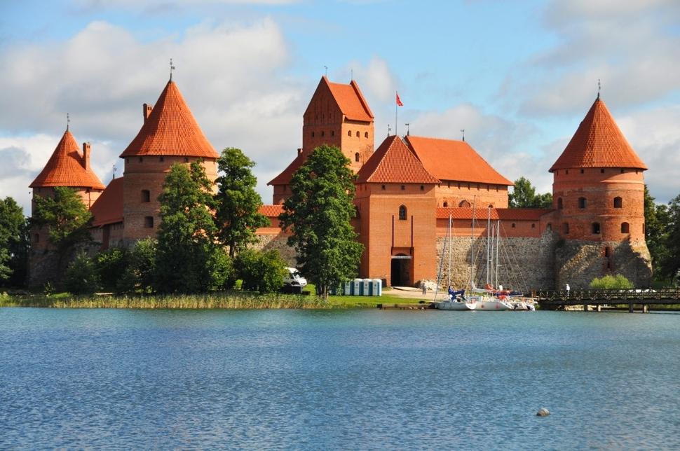 Panoráma hradu v Trakai
