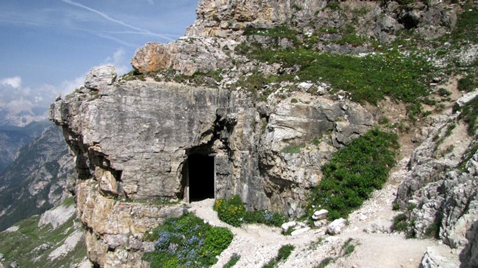 Tre Cime, bunker z 1. svetovej vojny