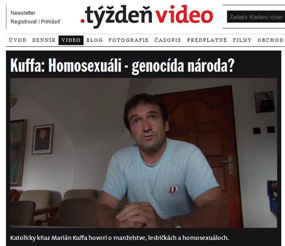 Záber z webu video.tyzden.sk