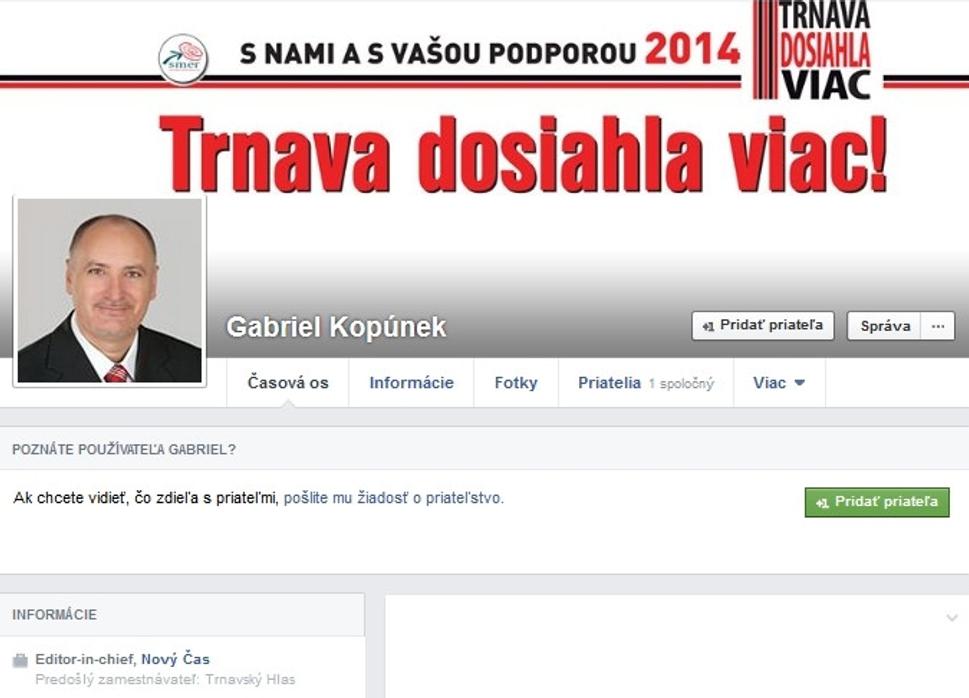Kopúnka propaguje Smer už dlhšie