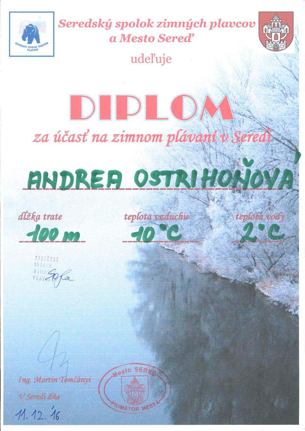 Diplom absolventa