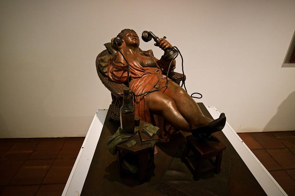 Museo de Arte Moderno. Enrique Grau mal slabosť pre korpulentné dámy.