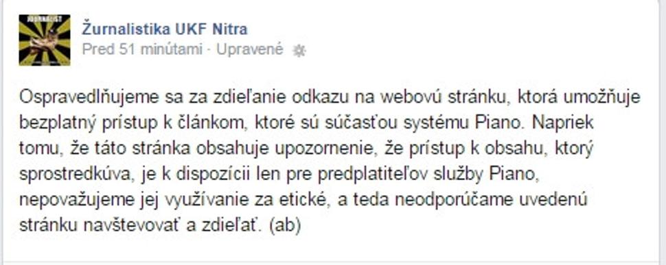 Ospravedlnenie